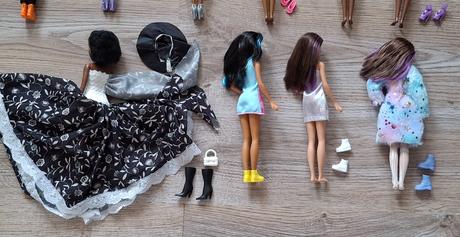Nehrané bábiky barbie mattel extra,černošky,ohybné,