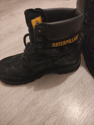 Značkové kožené topánky caterpillar, 36