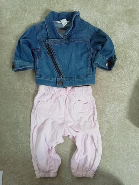 Komplet pre malú slecnu, h&m,68