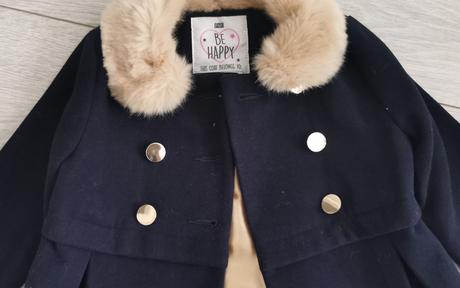 Prechodný kabátik s kožušinkou, f&f,92