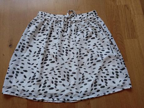 Čiernobiela sukňa only veľ 34, only,xs