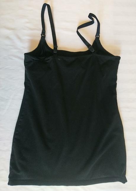 Dámsky čierny elastický top na ramienka, h&m, s, h&m,s