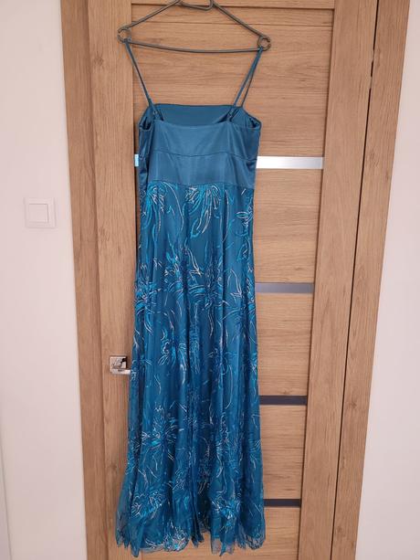 Spoločenské šaty č. 40 - tyrkysové, 40