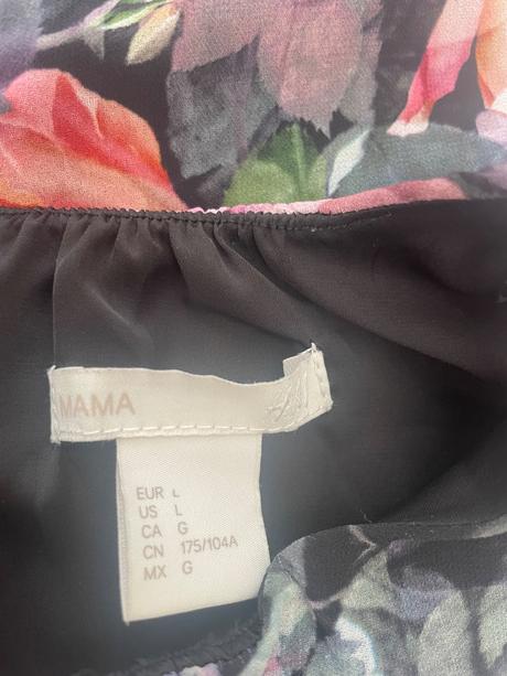 Kvetinove letne saty mama h&m, h&m,l