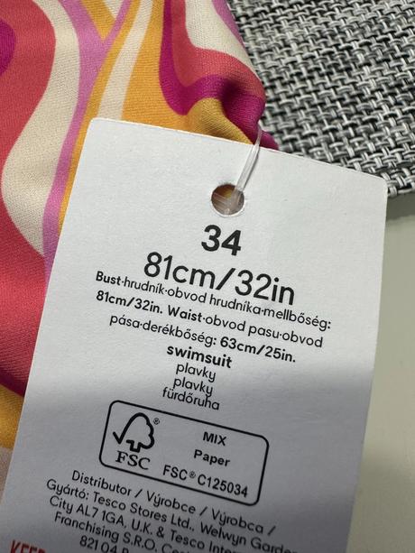Celé plavky 34 / xs, tesco,xs
