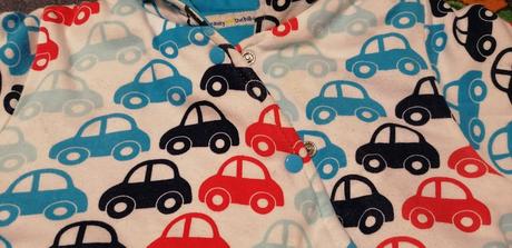 Autíčkový overal 3-6m, 68