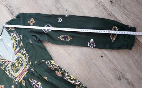 Tmavozelené vzorované šaty promod, promod,40