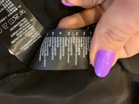 Dámska čierna letná blúzka h&m (m), h&m,m