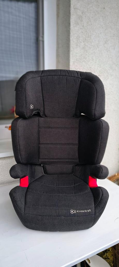 Kinderkraft autosedačka junior fix isofix black,
