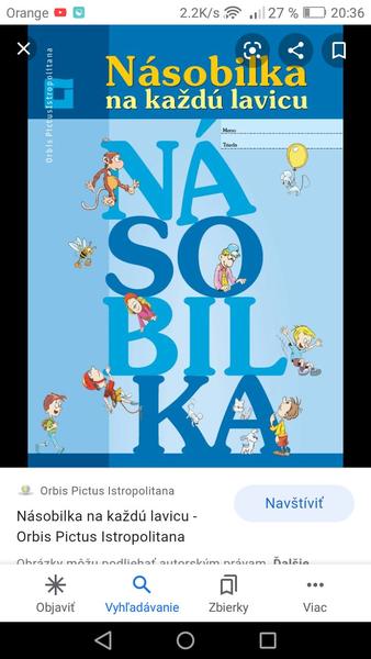 Maminky tretiakov - hľadám pracovný zošiť Násobilka na každú lavicu