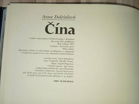 Čína - anna doležalová,