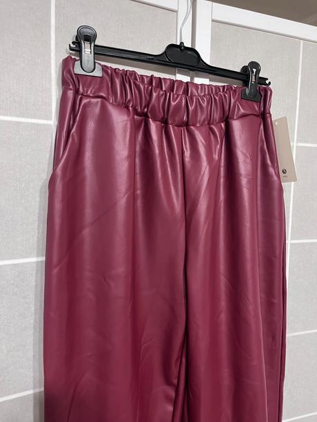 Dámske koženkové nohavice, l / m