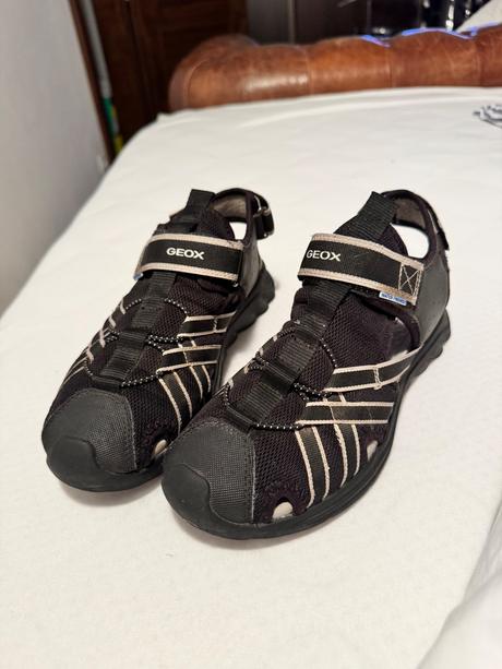 Sandale geox, cierne, 39, geox,39