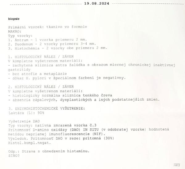 Dostala som odporúčanie na stravu s obmedzením histamínu. Mám intoleranciu?