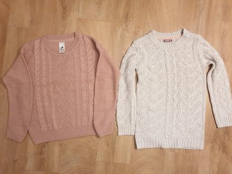 2x pletene pulovre palomino, pepperts 134, palomino,134