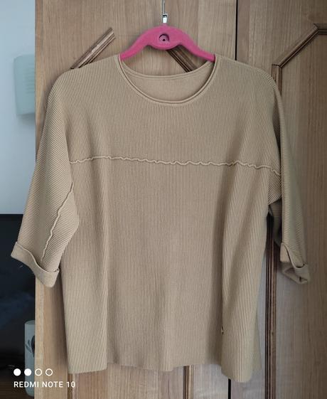 Vrúbkovaný pulóver, m