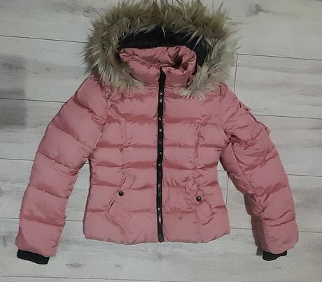 Vatovaná h&m bunda s kapucňou, h&m,158