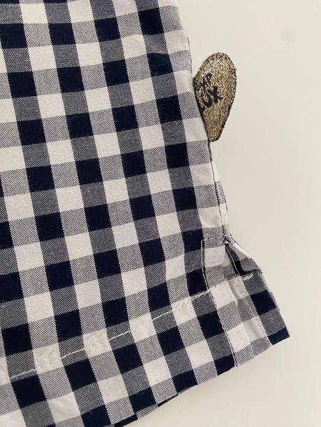 Kockovane kratasky 122/128, pompdelux,128