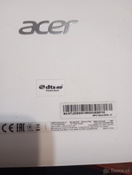 Tablet acer iconia 10, acer