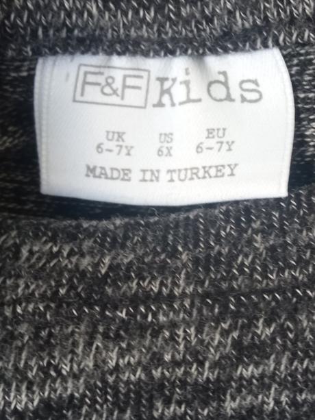 Melírovaný sveter s flitrami f&f (6-7 r.), f&f,122