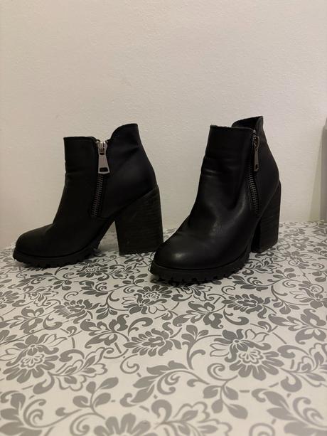 Prechodné topánky na hrubom opätku, 36