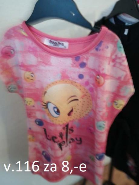 Šatočky veľkostí 110-116, aj 122-128, 116