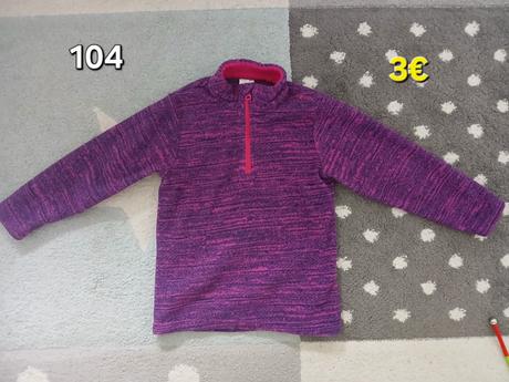 Flisova mikina 104, decathlon,104