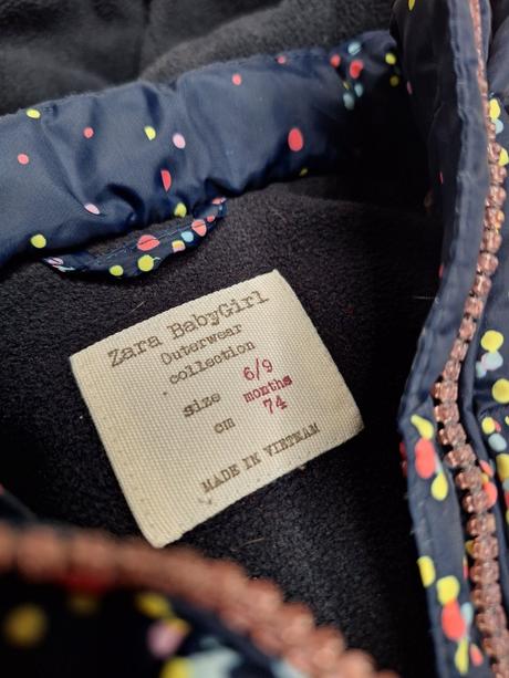 Zateplená vesta zn. zara, zara,74