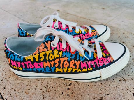 Farebné plátené tenisky, converse,38