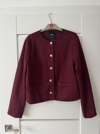 Bordovy kabatik sinsay, sinsay,40
