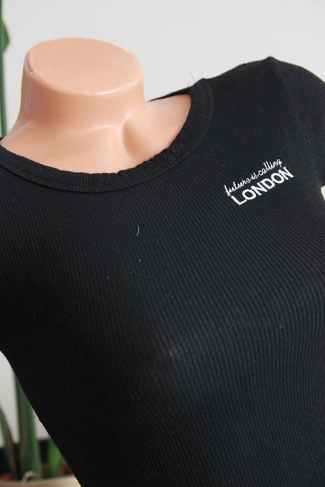 Čierny body top, xs, xs