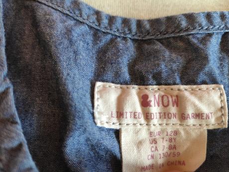Letný overal, h&m,128