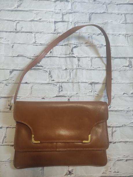 Hnedá kožená kabelka, 