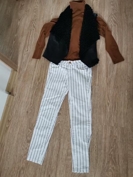 Nohavice jeansove, zara,xs