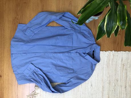 Modrá košeľa bavlnená, sinsay,xs