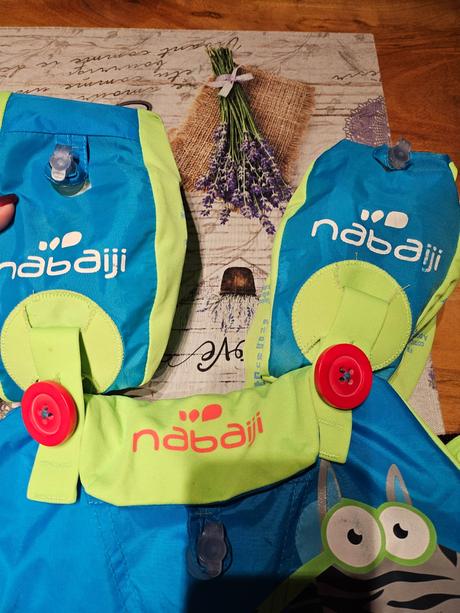 Vesta a rukavniky na plavanie 3v1, 