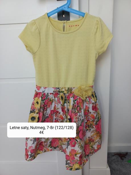 Letne saty, nutmeg, 7-8r (122/128), nutmeg,122