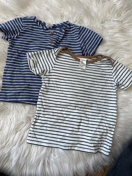 Trička h&m 2kusy, h&m,80