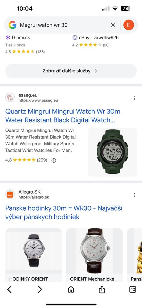 Mingrui 30m water resistant hodinky, 
