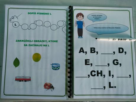 Pracovný zošit písmenkovo, 