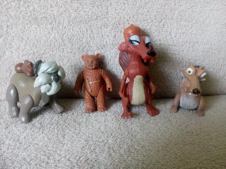 Postavičky doba ľadová - vevericky a ine, 