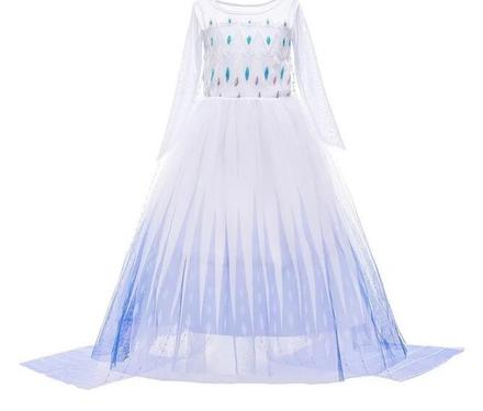 Šaty kostým princez elza ľadové kráľovstvo frozen,