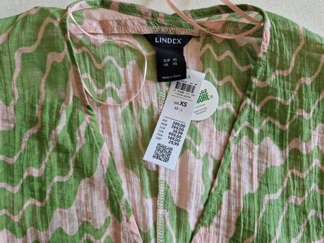 Vzorovaná blúzka lindex, lindex,m / s / xs