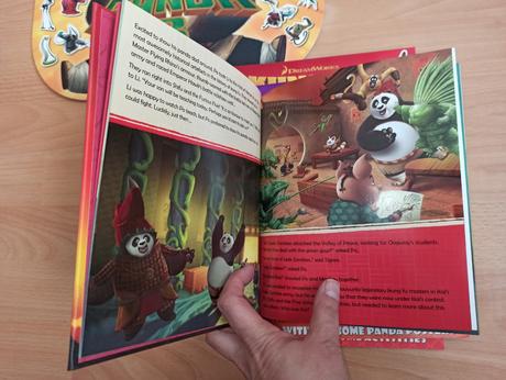 Kung fu panda 3 - akctivity / sticker,