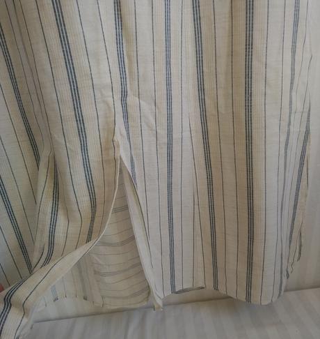 Dámske dlhé krémovo biele šaty na leto s pásikmi, xl