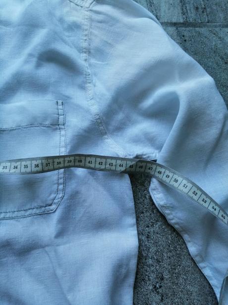 Biela ľanová košeľa v152-158, lindex,152