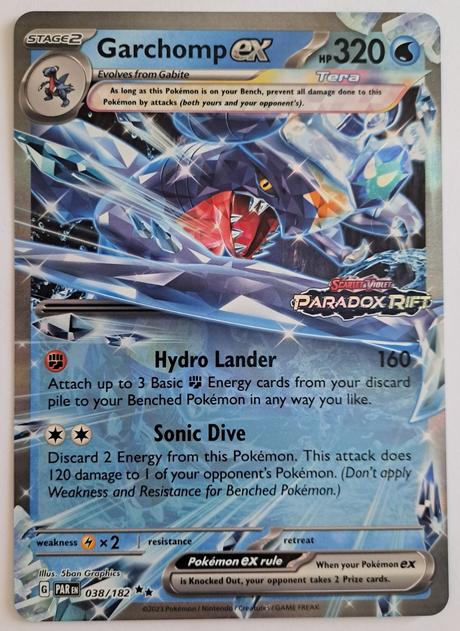 Pokémon jumbo karta garchomp ex, 