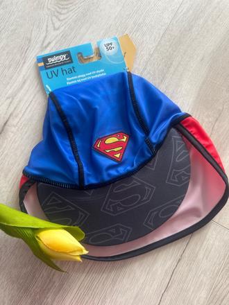 Letná čiapka s uv 50+ superman, 98 / 104