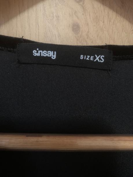 Saty cierne, sinsay,xs