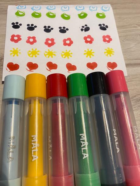 Sada  6 fixiek s pečiatkami, 